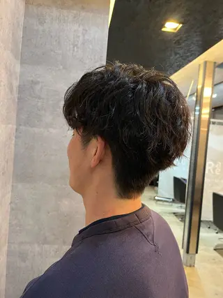 ショート パーマ メンズ イロアイヘアー Renのヘアスタイル