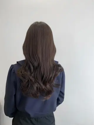 ロング カラー 縮毛矯正×髪質改善 小笠原大樹のヘアスタイル