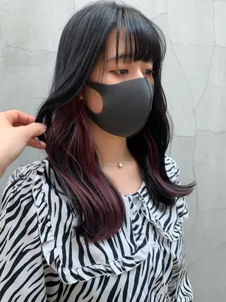 セミロング カラー ヘアアレンジ yuka .のヘアスタイル