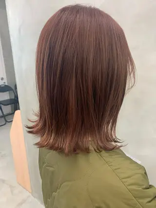 ミディアム カラー ブームボックス所属・🐝ハイトーンカラー hachi🐝のヘアスタイル