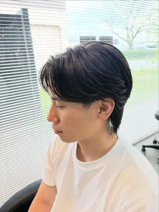 パーマ メンズ LATTE 伊勢崎所属・金子 巧のヘアスタイル