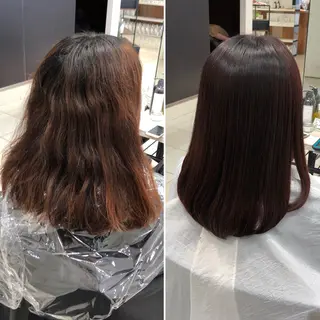 ミディアム カラー ‎🤍釼持 恵梨香‎🤍のヘアスタイル