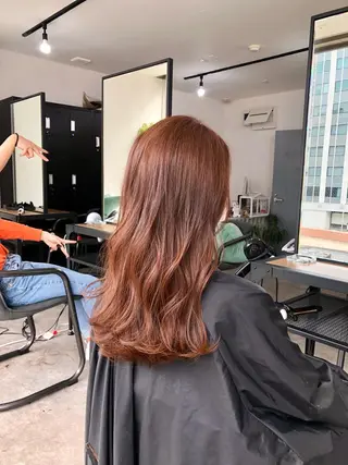 ロング カラー パーマ ヘアアレンジ メンズ キッズ ネイル マツエク・マツパ eir心斎橋店所属・エビスザキレン／メン ズ／心斎橋🌳のヘアスタイル