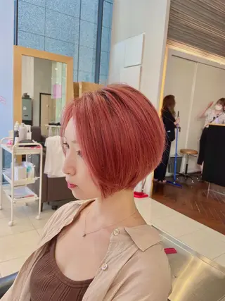 ショート ショート白髪染め無料 ／河瀬謙介のヘアスタイル