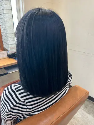 ミディアム カラー コヤナギ ラムのヘアスタイル