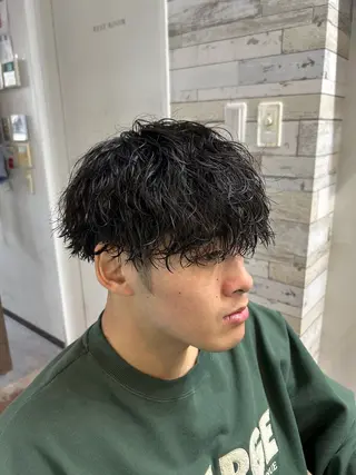 ショート パーマ メンズ HRK1st所属・HRK1st RYOKIのヘアスタイル