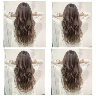 ロング カラー 京都大人女性ショート 徒歩1分/秋山のヘアスタイル