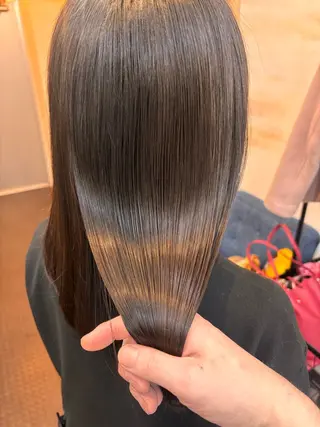 ミディアム カラー SUN GLOW  サングロウ所属・水素トリートメント／ 髪質改善/ナカノメのヘアスタイル