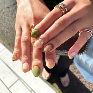 ネイル 新井 ひなののネイルデザイン