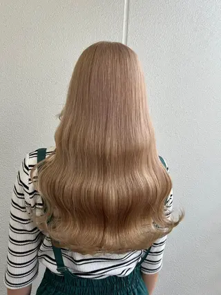 ロング カラー ヘアアレンジ 《暖色/韓国hair 》🇰🇷桑原ユキネのヘアスタイル