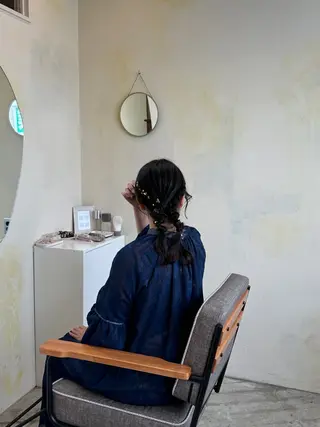 セミロング R-5 shonandai所属・🍋透け感カラー🍃 オリーブ🍐Kahoのヘアスタイル