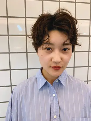 ショート パーマ 🌈前田 潤 /ショート/似合わせのヘアスタイル