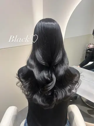 ロング カラー ヘアアレンジ 🩷韓国ヘア/ヨシン モリ🩷Maikaのヘアスタイル