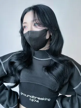 セミロング カラー ITbyALBUM 下北沢店のヘアスタイル