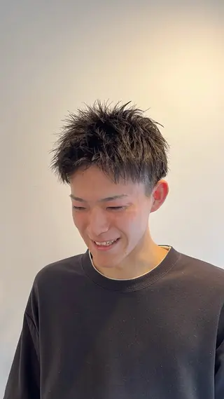 ショート メンズ オートクチュールランコントレ西京極店所属・今在家 玲【艶髪スト レート/メンズ特化】のヘアスタイル