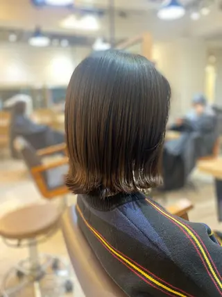 ミディアム ヨシダ フミノリのヘアスタイル