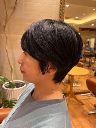 ショート 田内 満里奈のヘアスタイル