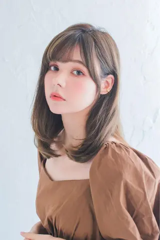 ミディアム 吉原 みえのヘアスタイル