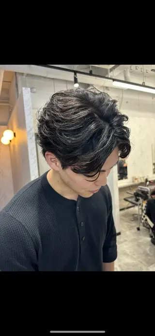 パーマ メンズ HOMME    BLANCHE所属・Seira 札幌メンズサロンのヘアスタイル