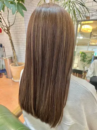 ロング カラー 石井 佑樹のヘアスタイル