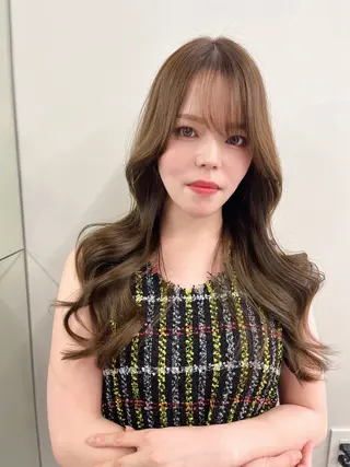 ロング カラー ヘアアレンジ 韓国ヘア/髪質改善 TAKAHIROのヘアスタイル