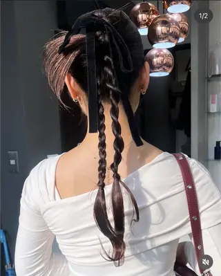 ロング ユイ☆ハイトーン ☆ブリーチデザインのヘアスタイル