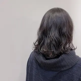 ミディアム 推しカラー🎨横浜 ブリーチ/ yuaのヘアスタイル