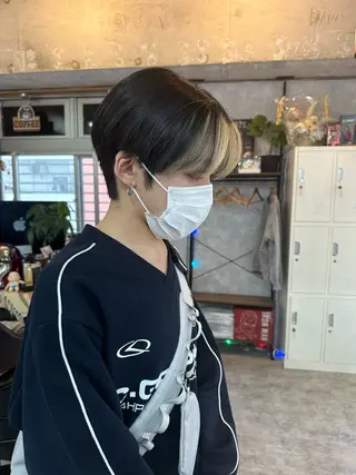 ショート C’LD hair  produce /シールドヘア所属・モテ髪/ボブ/ショー ト/アダチフウトのヘアスタイル