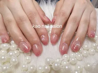 ネイル kao nail マグネット/長さだしのネイルデザイン