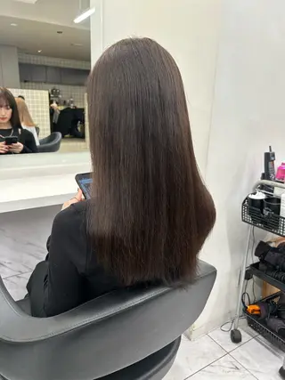 カラー 透明感ベージュ🤎 ナチュラルレイヤーのヘアスタイル