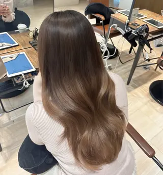 ロング 🎀韓国ヘア🎀 𝓡𝓲𝓷𝓱𝓪のヘアスタイル
