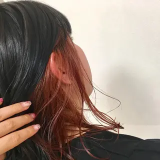 セミロング カラー ヘアアレンジ 【Sweep】おじま のぞみのヘアスタイル