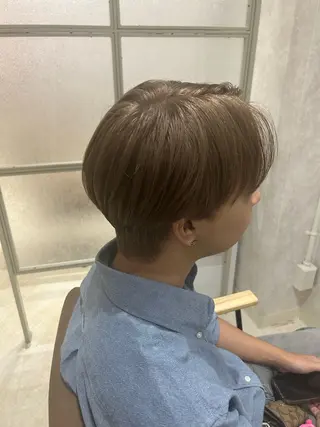 ショート カラー 💙まこと💙艶 カラー(Rico)のヘアスタイル