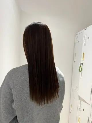 ロング カラー 髪質改善／透明感 NAKAIEのヘアスタイル