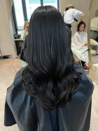 セミロング 韓国ヘア/ベージュ カラー/髪質改善/涼のヘアスタイル