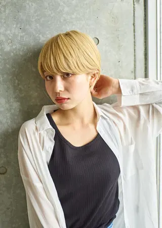 ショート パーマ指名1位✨ 針尾 完のヘアスタイル