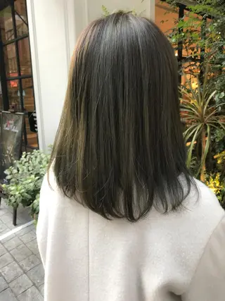 ミディアム LOMA🇰🇷 銀座クボタのヘアスタイル