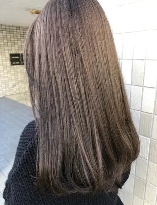 ロング カラー 大村 凪のヘアスタイル