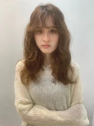 セミロング knot by belle所属・野田 尚Jr.スタイリストのヘアスタイル