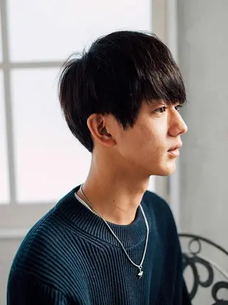 メンズ ショート 艶髪クリエイター🪽 秋田 聖也のヘアスタイル