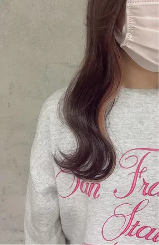 ロング カラー 唐澤 千尋のヘアスタイル