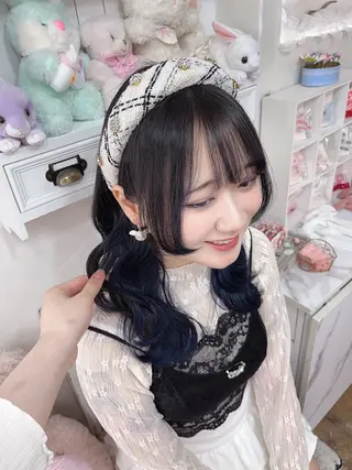 カラー ハイトーン/アレンジ かなで⊹ ࣪ ˖⟡のヘアスタイル