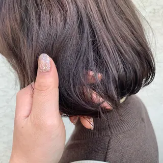 ショート カラー ヘアアレンジ 韓国×巻ける髪質改善 💍maki💍のヘアスタイル