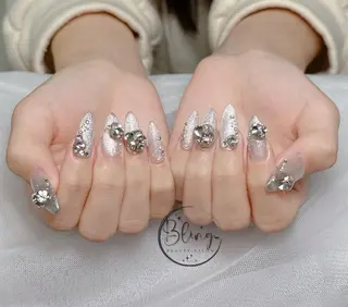 ロング Bling Salonのネイルデザイン