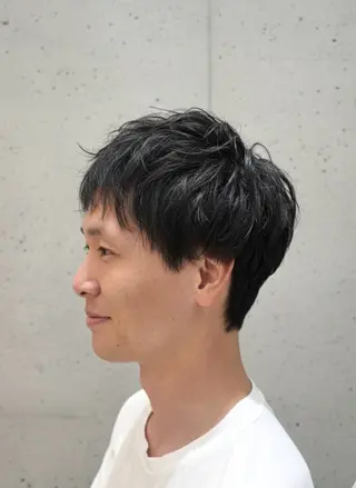 ショート パーマ メンズ 上質メンズスタイル /石川瑠青のヘアスタイル