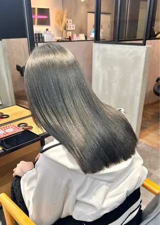 ロング カラー 韓国×髪質改善カラー 💎hinaのヘアスタイル