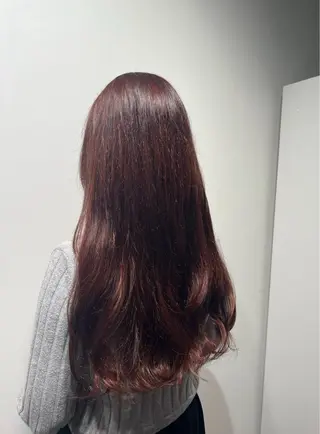 カラー 長谷 朋美のヘアスタイル