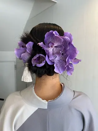 ヘアアレンジ hen所属・心斎橋/レイヤー/ ブリーチ/モエのヘアスタイル