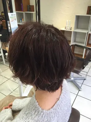 ショート パーマ 髪質改善✨艶髪師 黒木大貴のヘアスタイル