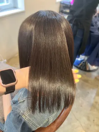 セミロング 🫧縮毛矯正支持率 No.1 ほのか🫧のヘアスタイル